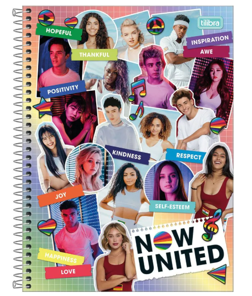 Caderno 1 Matéria Now United - Tilibra