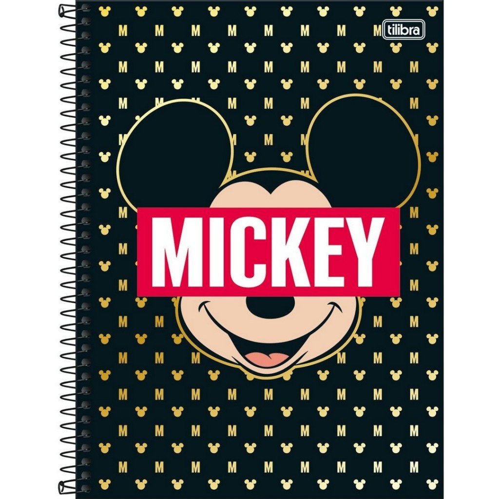 Caderno 1 Matéria Mickey Mousa - Tilibra