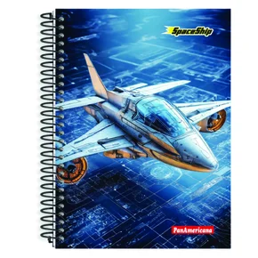 Caderno 10 Matérias Spaceship - PanAmericana