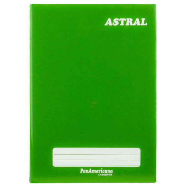 Caderno Capa Dura Verde Astral 96 folhas PanAmericana