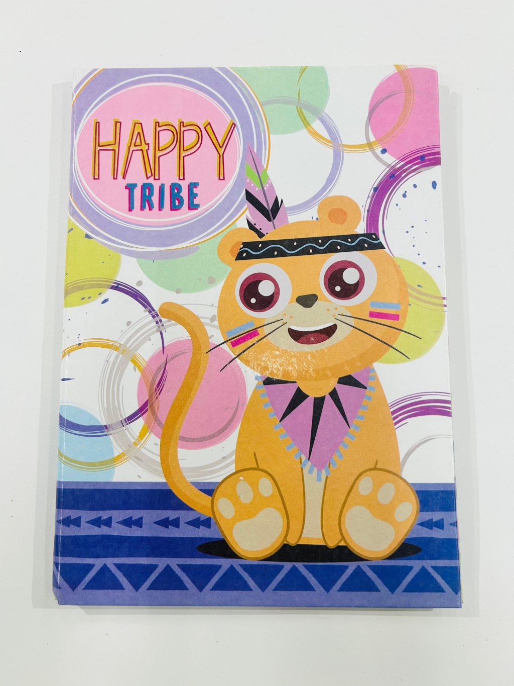 Caderno Brochurão Grande Happy Tribe 96 Folhas Máxima