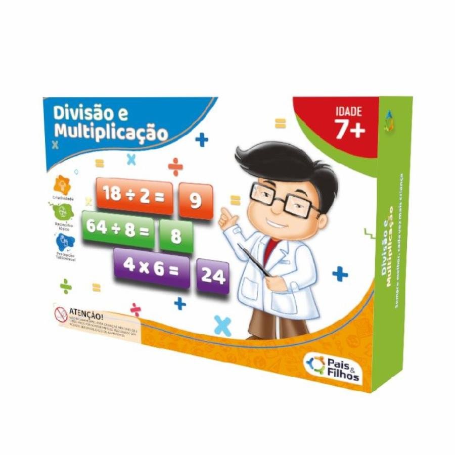 Jogo Pedagógico - Divisão e Multiplicação · Pais & Filhos