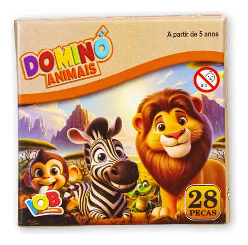 Jogo Domino Animais 28 Iob