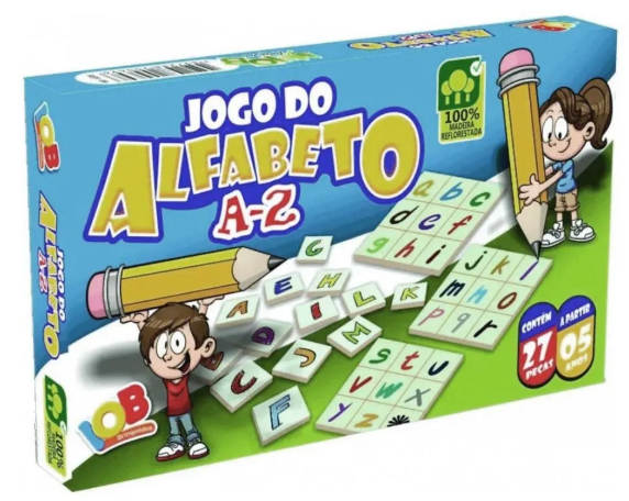 Jogo Alfabeto A-Z 27 Peças IOB