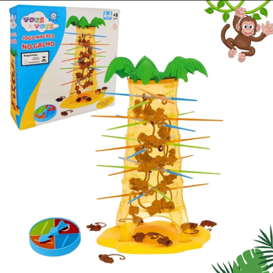 Jogo Macaco No Galho (Não Deixe Cair) - Toys e Toys