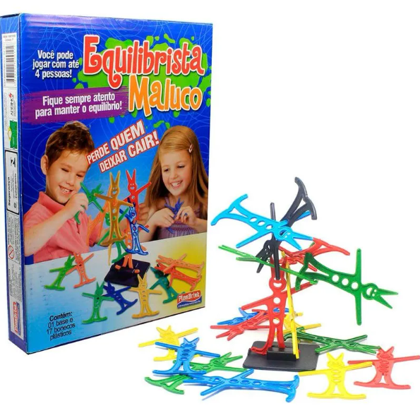 Brinquedo Equilibrista Maluco Jogo Educativo Infantil