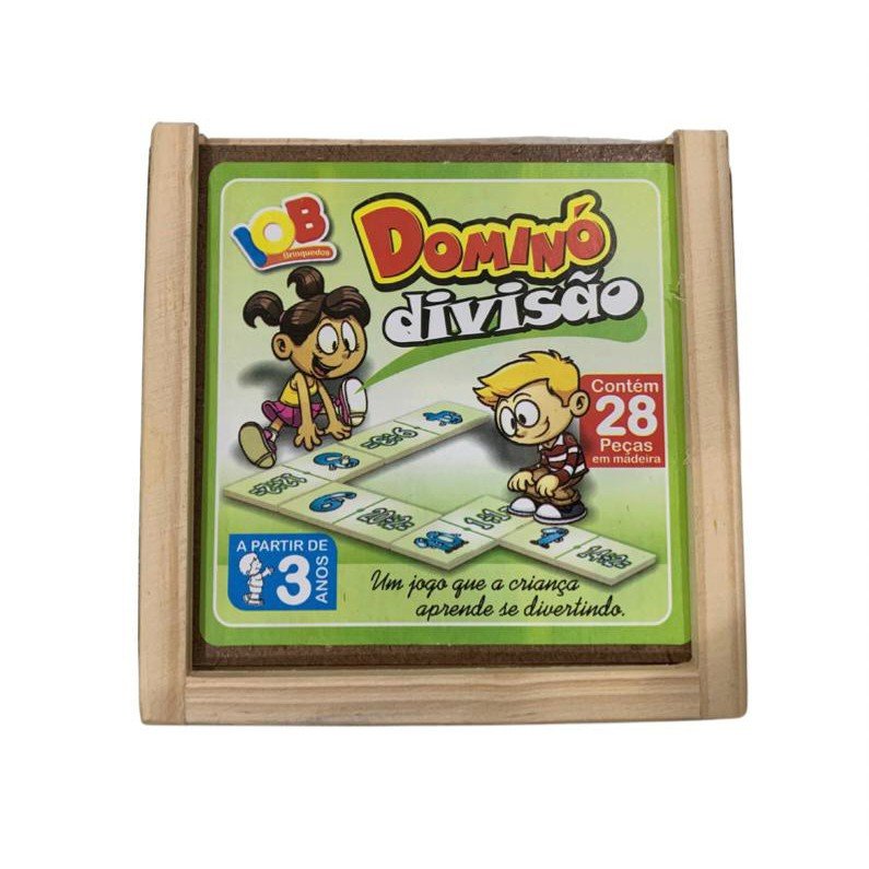Dominó Educativo Divisão IOB 28 peças