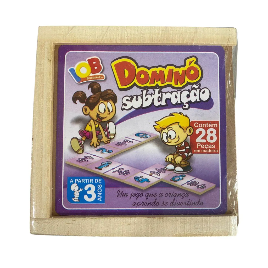 Dominó Educativo Subtração IOB 28 peças