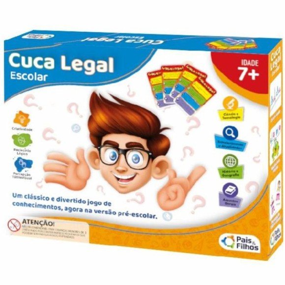 Jogo Cuca Legal Escolar - Pais & Filhos