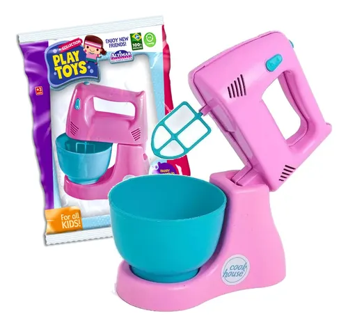 Brinquedo Infantil Batedeira Cozinha Faz De Conta - +Play Toys 