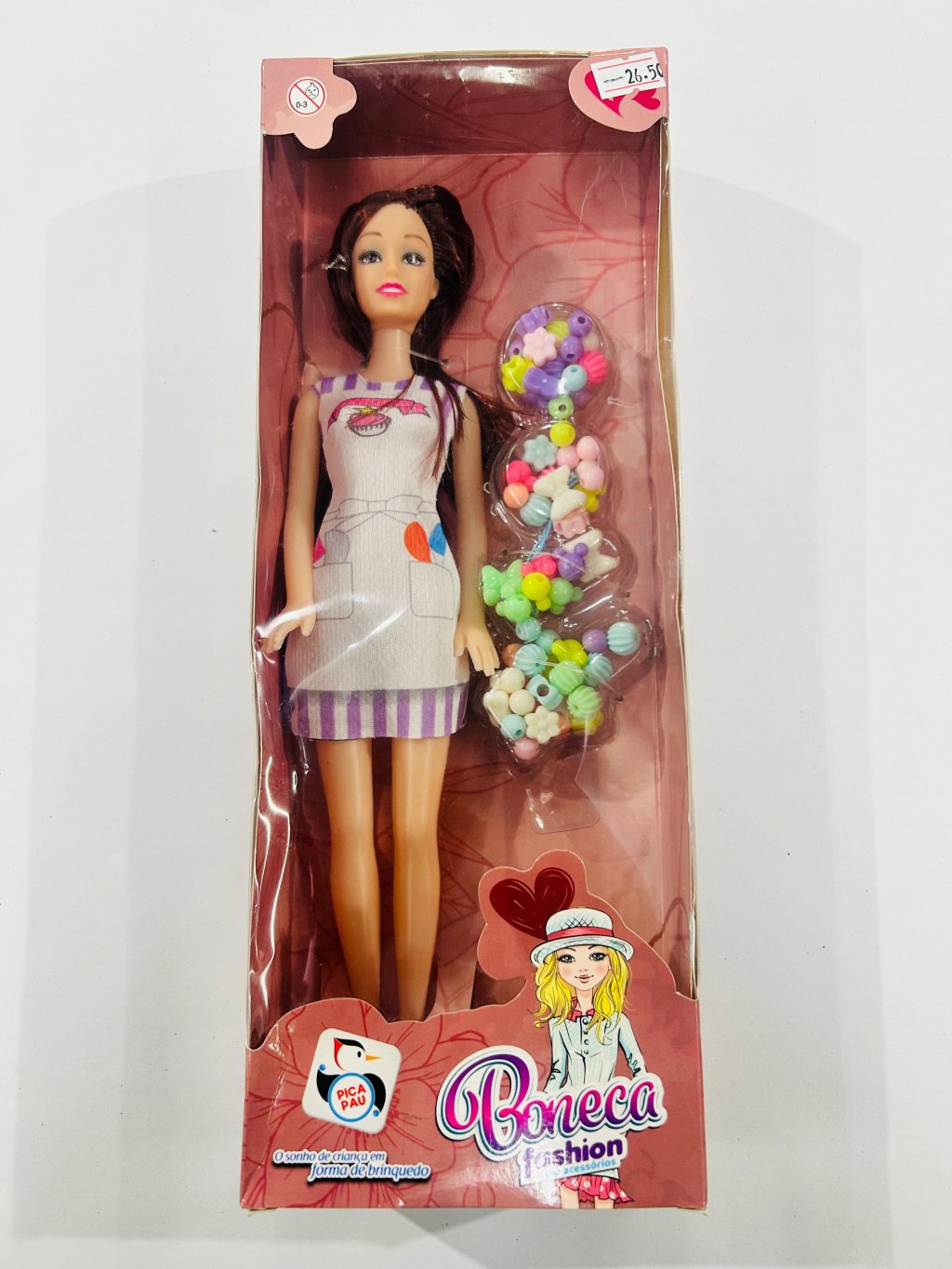 Boneca Fashion com acessórios