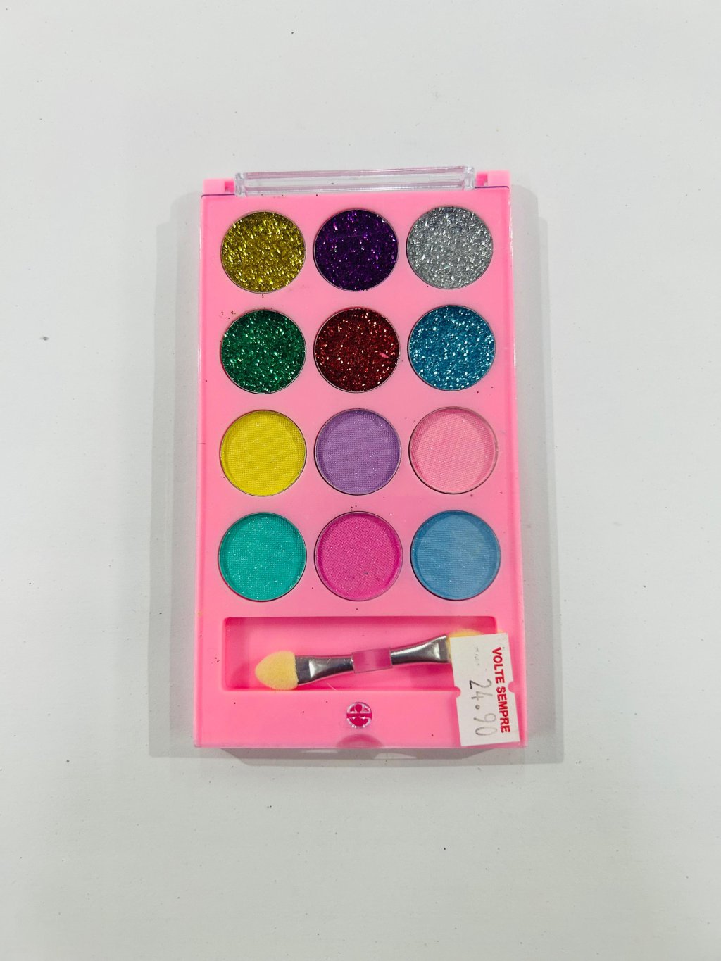 Estojo de Maquiagem Infantil com glitter