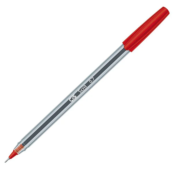 Caneta Esferográfica 0.7mm Vermelha CiS Scrit