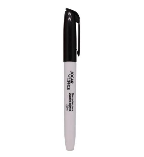 Marcador Para Quadro Branco Slim Preto Jocar Office