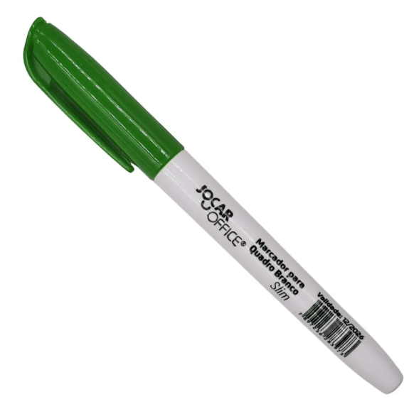 Marcador Para Quadro Branco Slim Verde Jocar Office