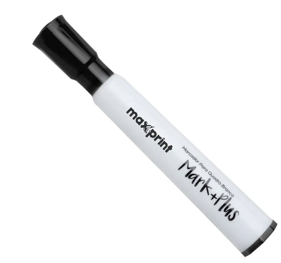 Marcador para Quadro Branco Maxprint Mark Plus Preto