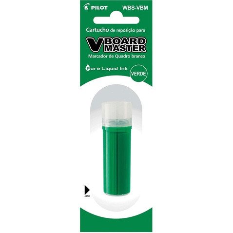 Cartucho de Reposição para Marcador Pilot V Board Master - Verde