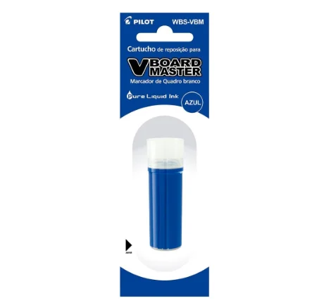 Cartucho de Reposição para Marcador Pilot V Board Master - Azul