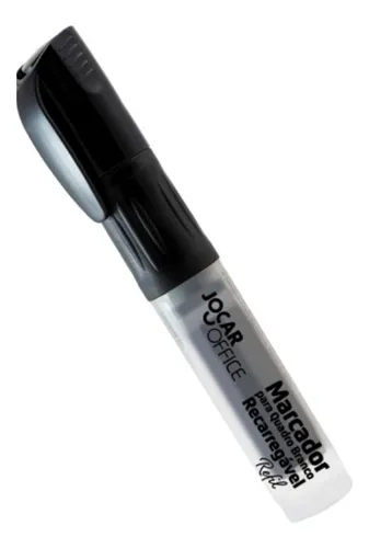 Marcador Para Quadro Branco Recarregável Refil Jocar Office Cor Preto