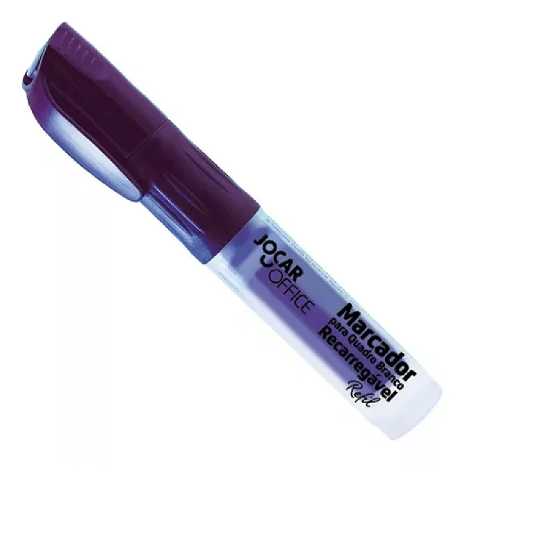 Marcador Para Quadro Branco Recarregável Refil Jocar Office Cor Azul