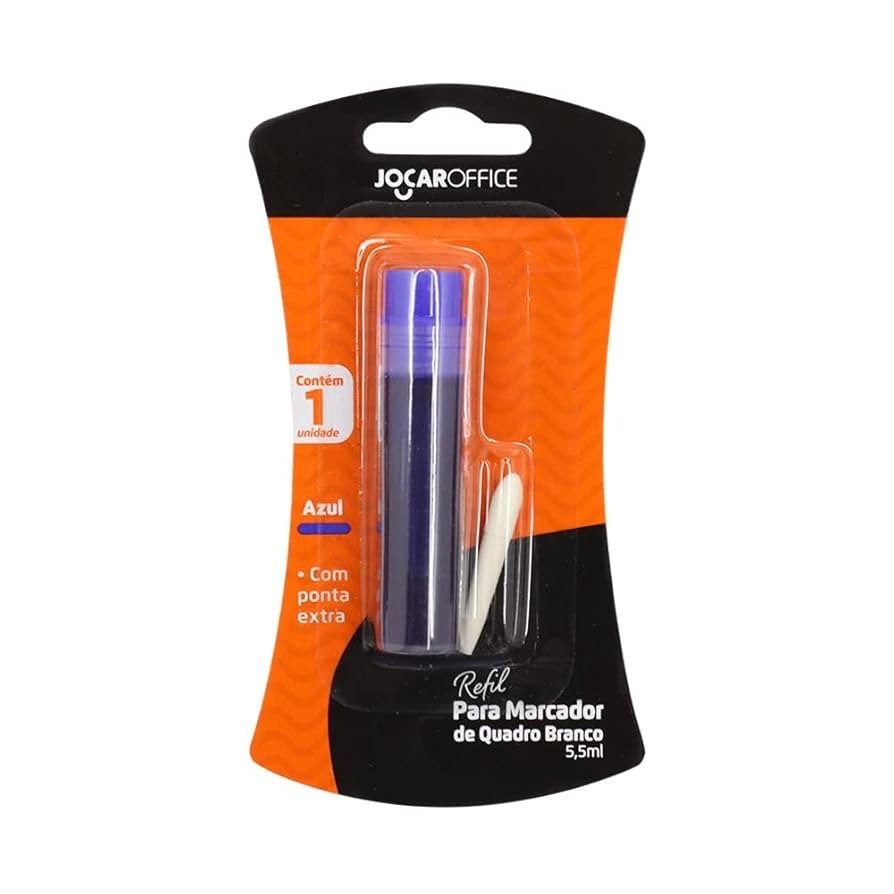 Refil para Marcador de Quadro Branco Azul Jocar Office
