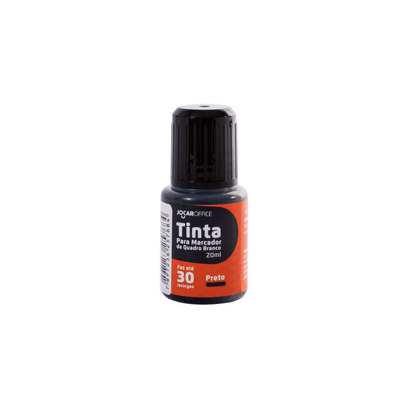 Tinta preta para marcador de Quadro Branco 20ml Jocar Office