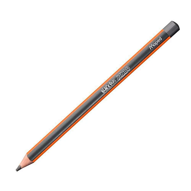 Lápis Grafite Hb Black'peps Jumbo Maped