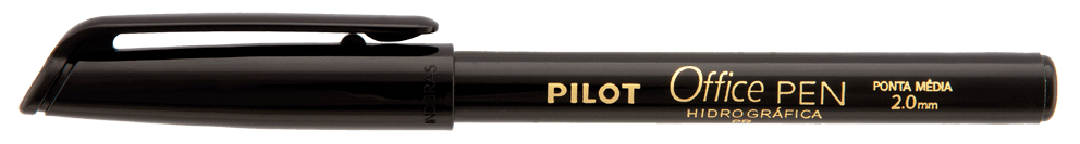 Caneta Hidrográfica PILOT Office Pen 2.0 Preta