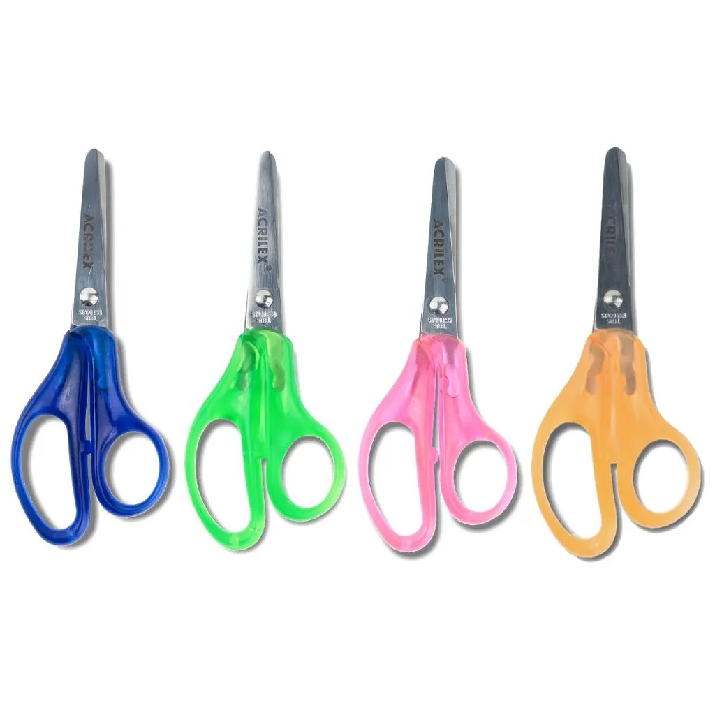 Tesoura Escolar Colorida Abelhinhas Acrilex