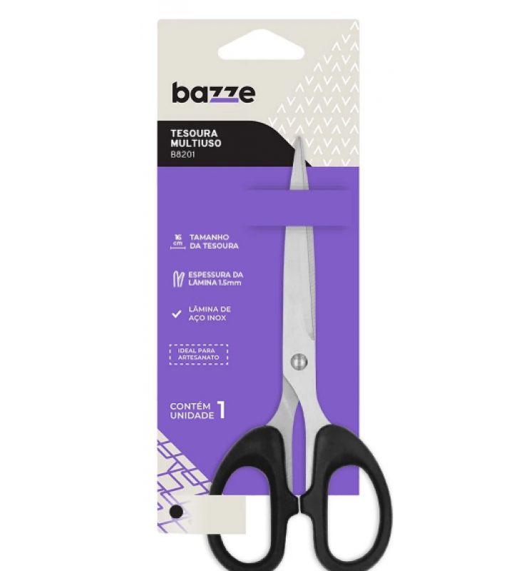 Tesoura Multiuso Bazze BB201