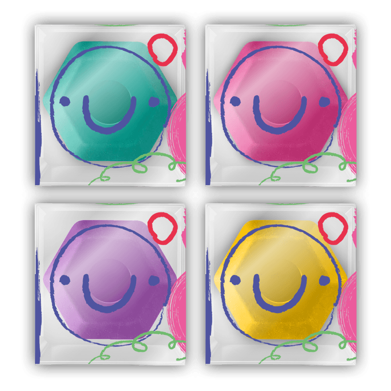 Borracha Ergonômica Color Fun - Leo&Leo