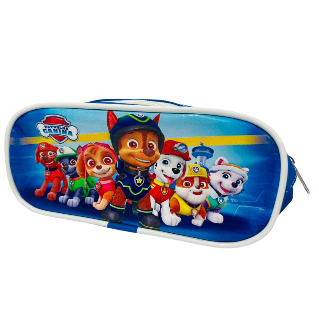 Estojo Porta Lápis Infantil Patrulha Canina 1 Zíper