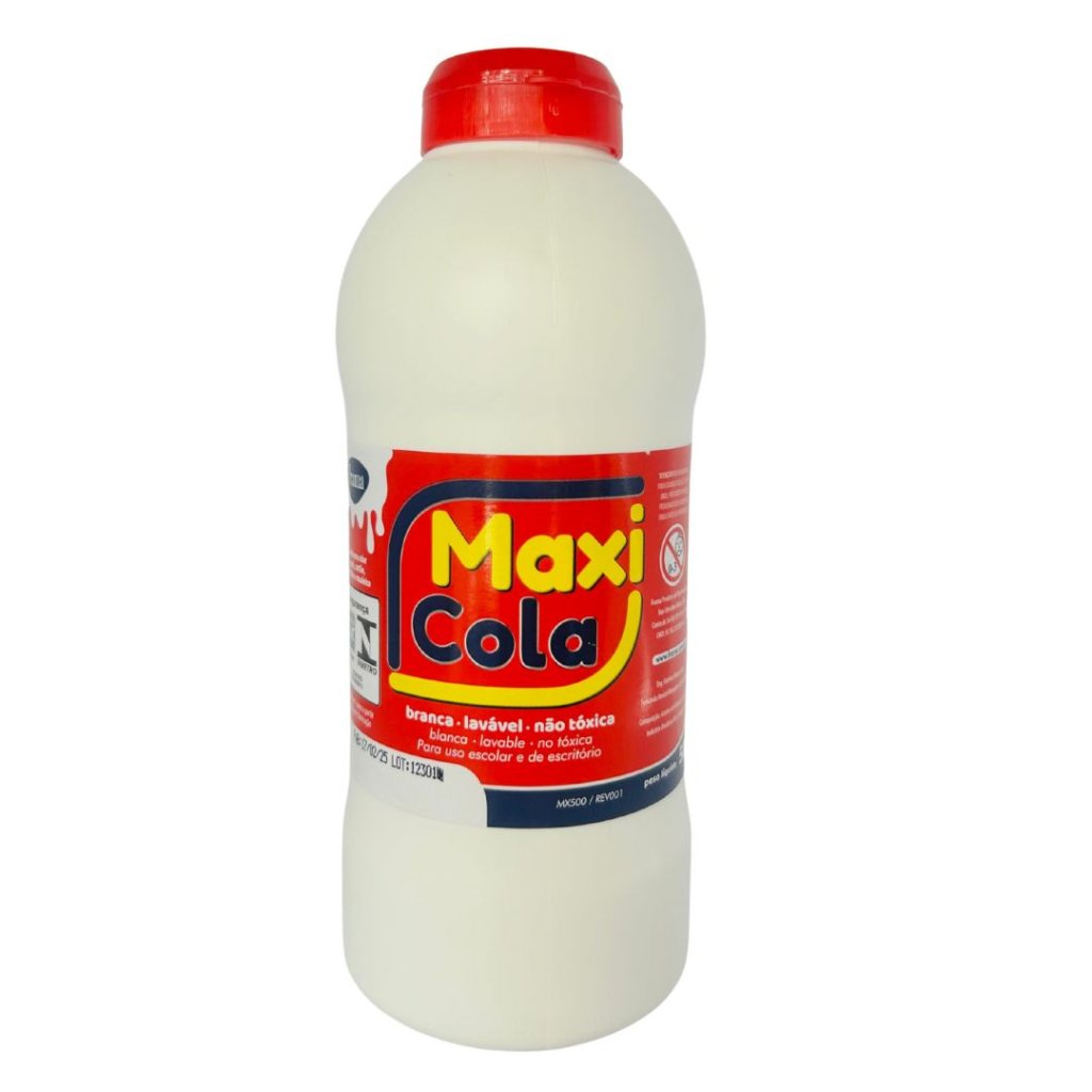 Cola Branca escolar Maxi Cola 500g