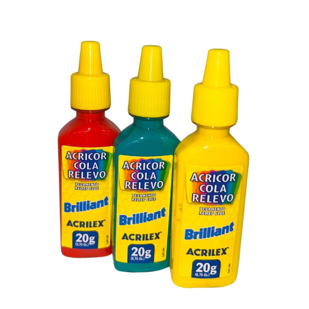 Acricor Cola Relevo 20g - Acrilex (Avulso)