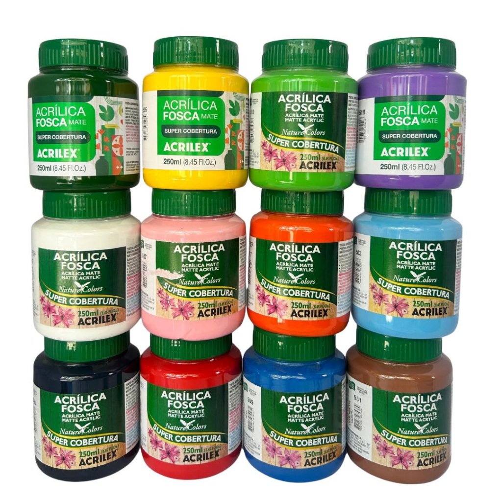 Tinta Acrílica Fosca Mate Acrilex - 250 ml