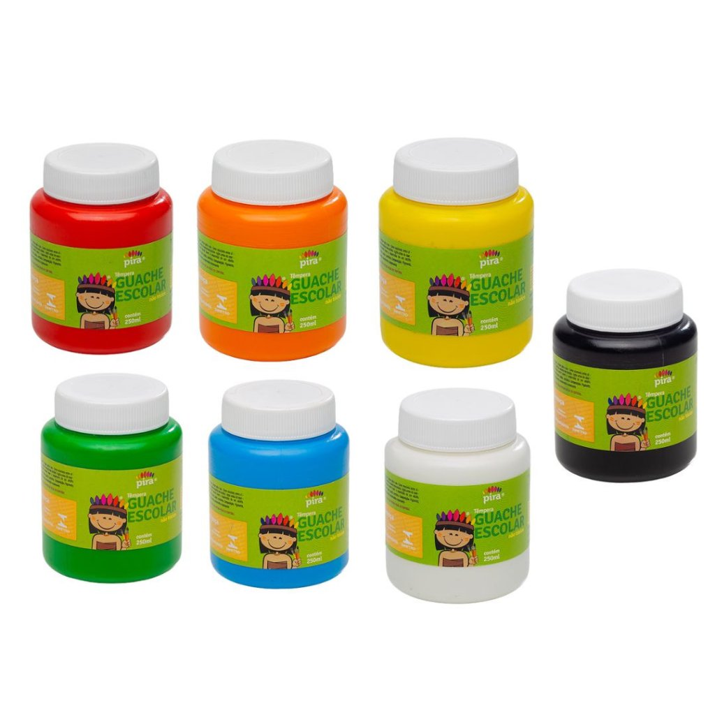 Tinta guache 250ml - Pira (Escolha a cor)