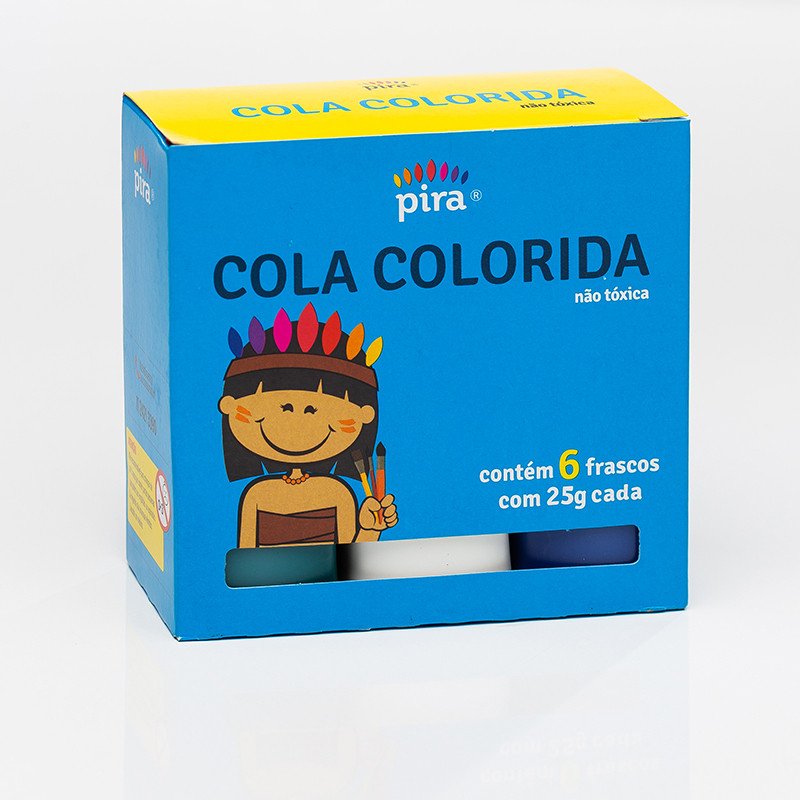 Cola Colorida 06 Cores - Pira