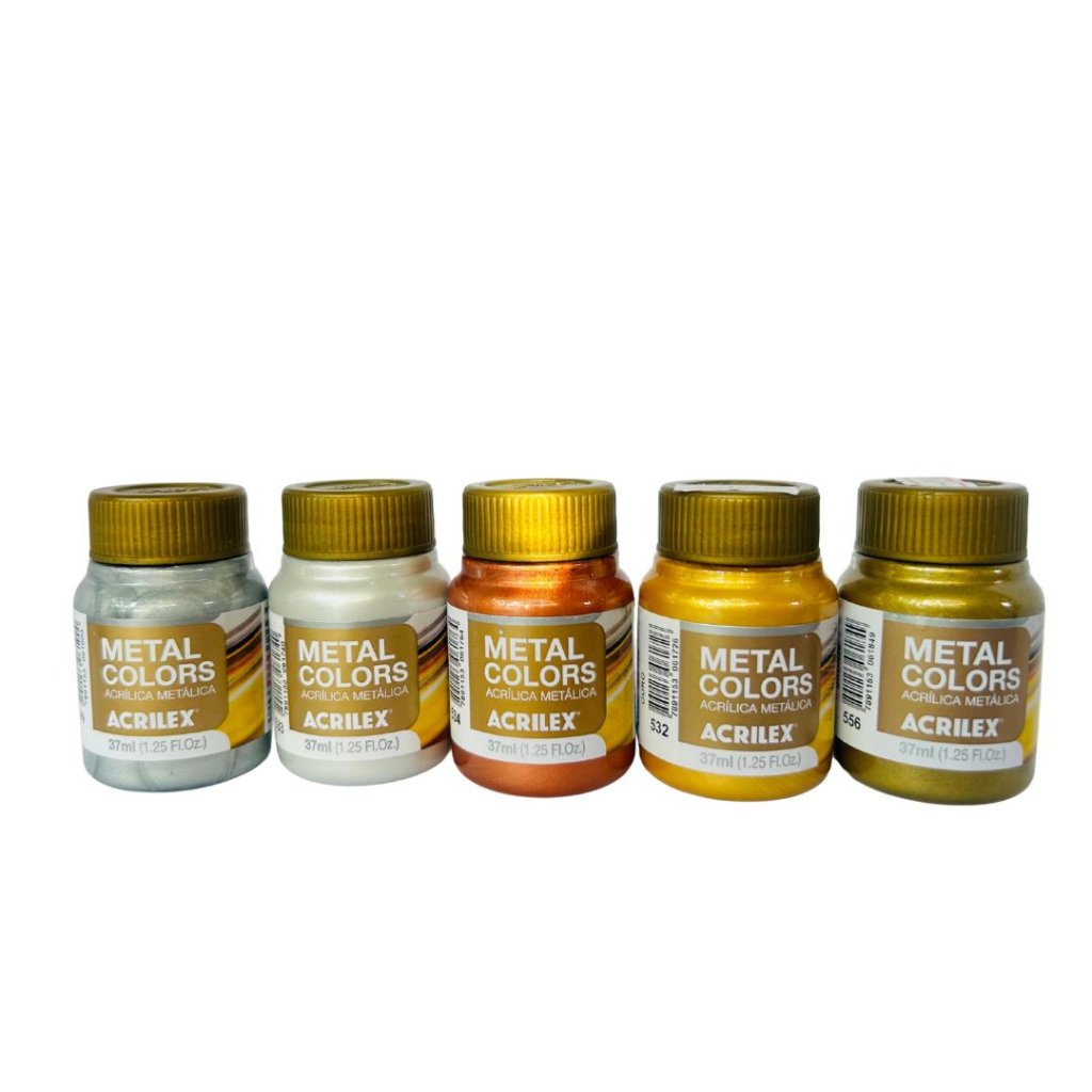 Tinta Acrílica Metálica 37ml - Acrilex