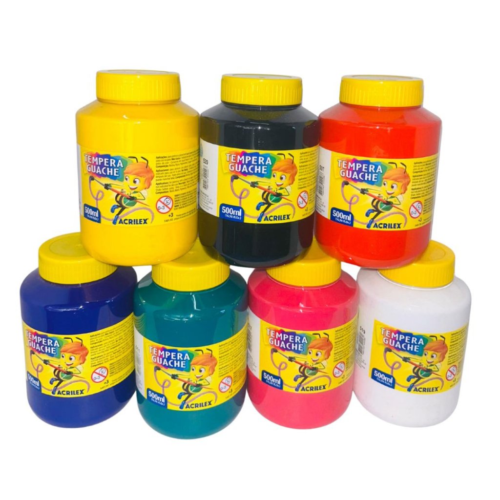 Tinta Guache 500ml - Acrilex