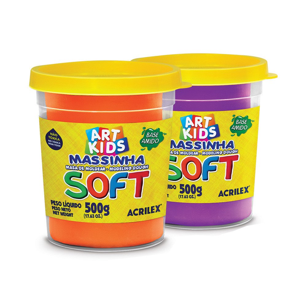 Massinha de Modelar Soft 500g - Acrilex