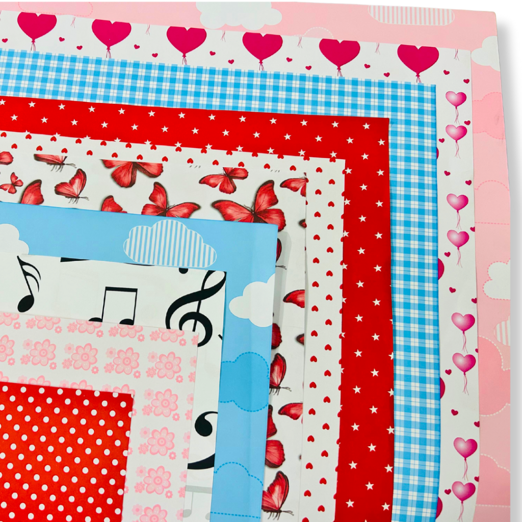 Papel Color Set 48x66cm Estampado (escolha)