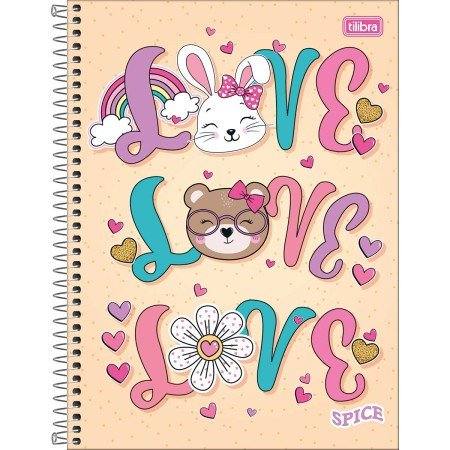 Caderno Tilibra Spice 80 Folhas