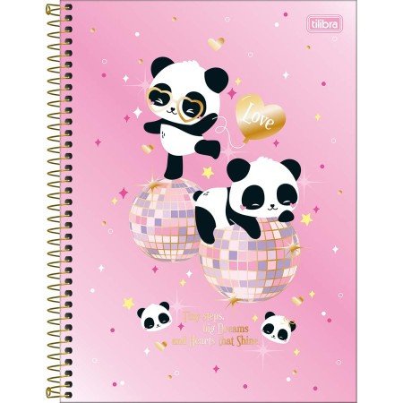 Caderno Tilibra Lovely Friends 80 Folhas