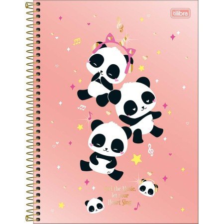 Caderno Tilibra Lovely Friends 80 Folhas
