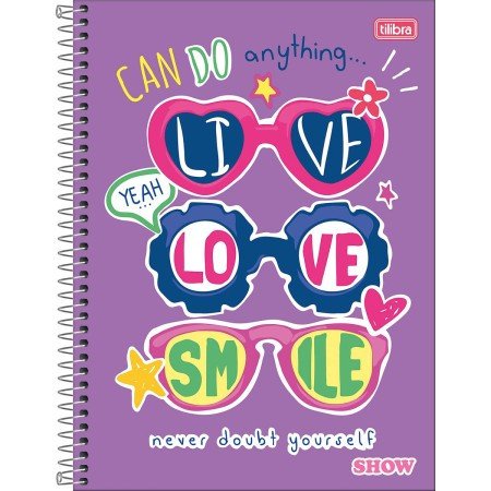 Caderno Tilibra Show 80 Folhas