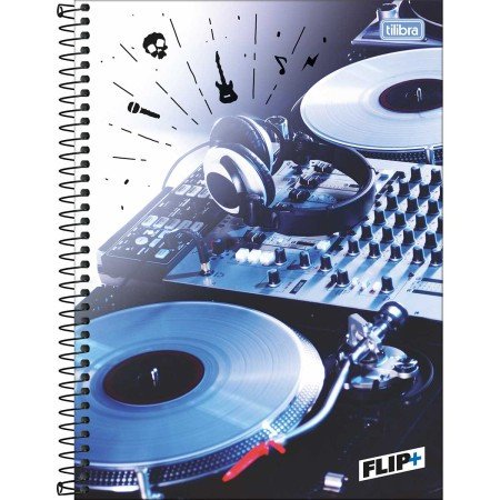 Caderno Tilibra Flip+ 96 Folhas