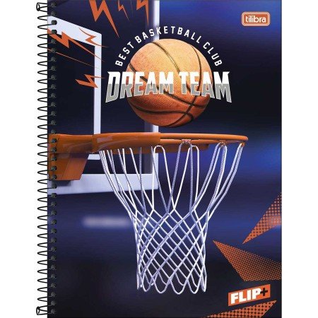 Caderno Tilibra Flip+ 96 Folhas