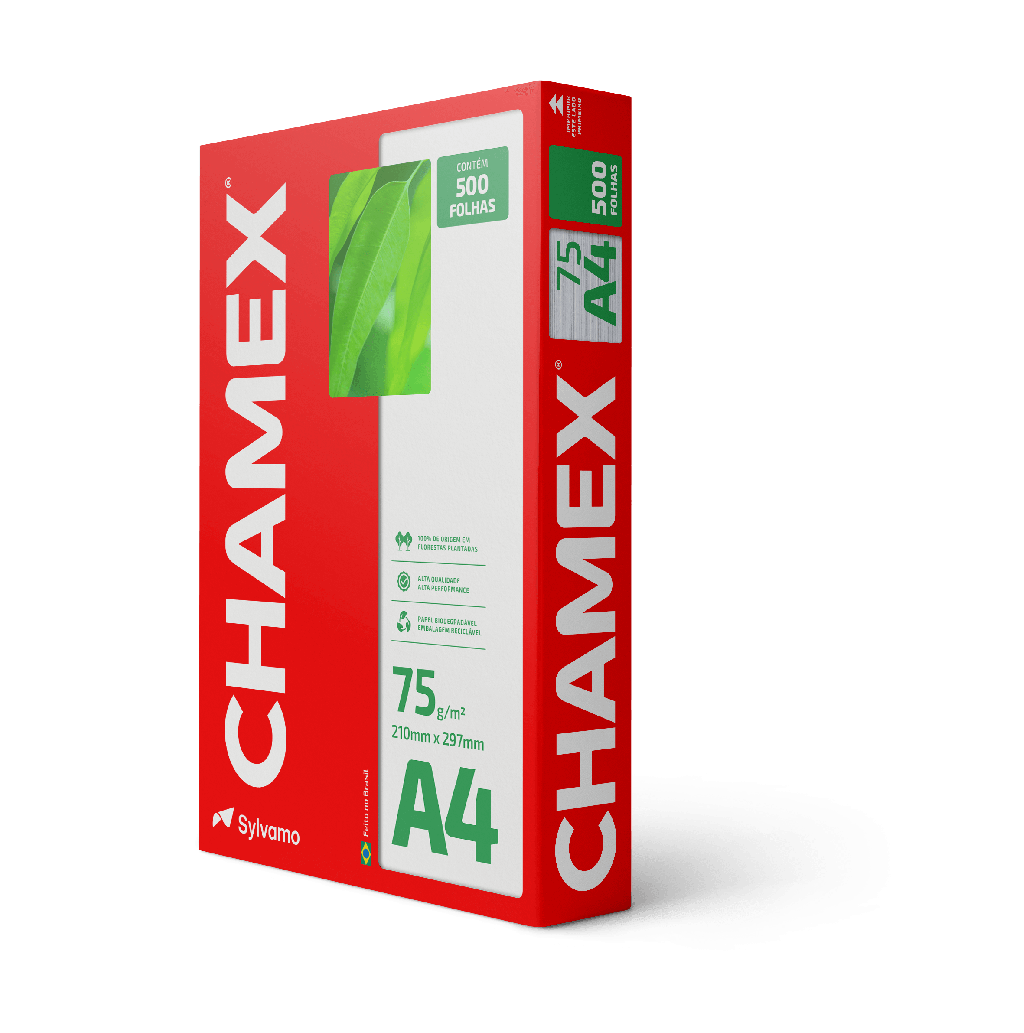 Pacote de Papel A4 500 Folhas - Chamex