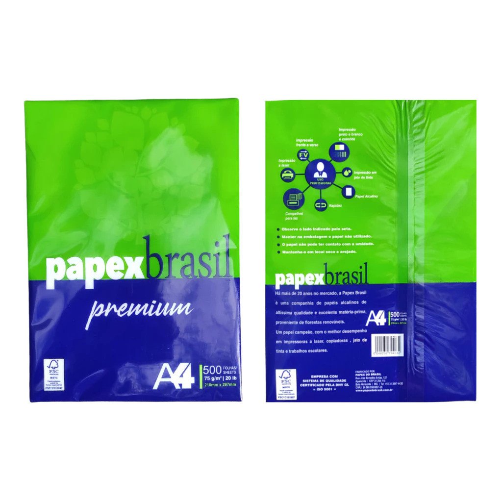 Pacote de Papel A4 500 Folhas - Papex