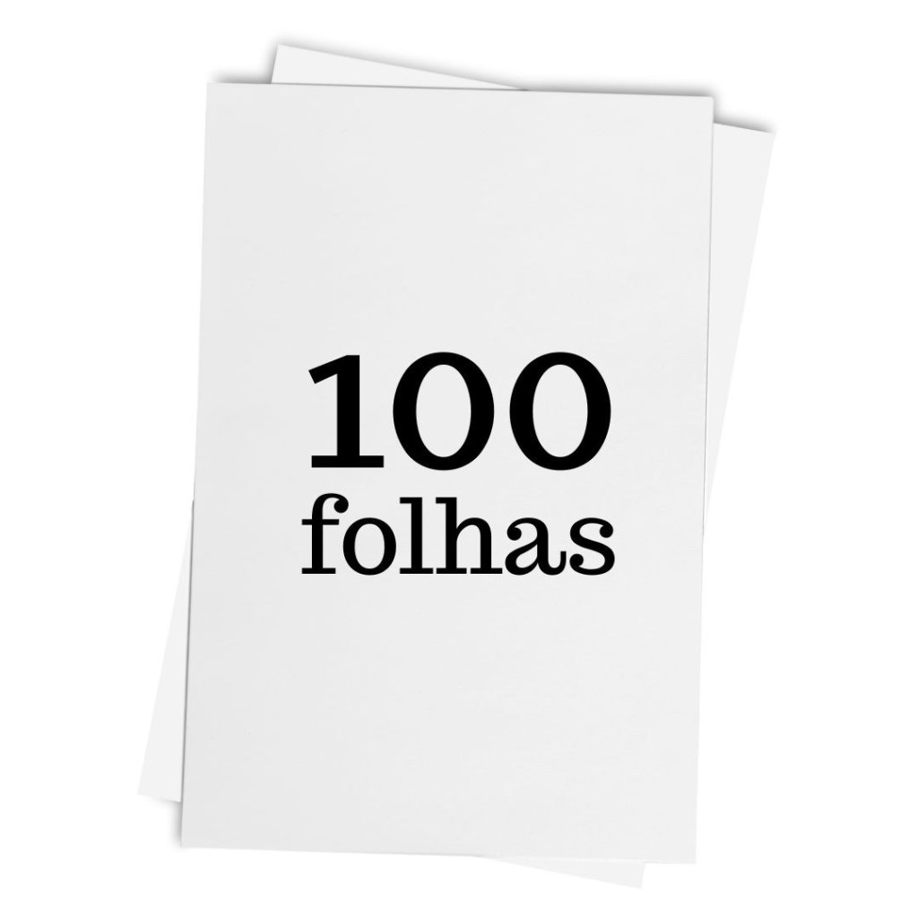Pacote de Papel A4 100 Folhas